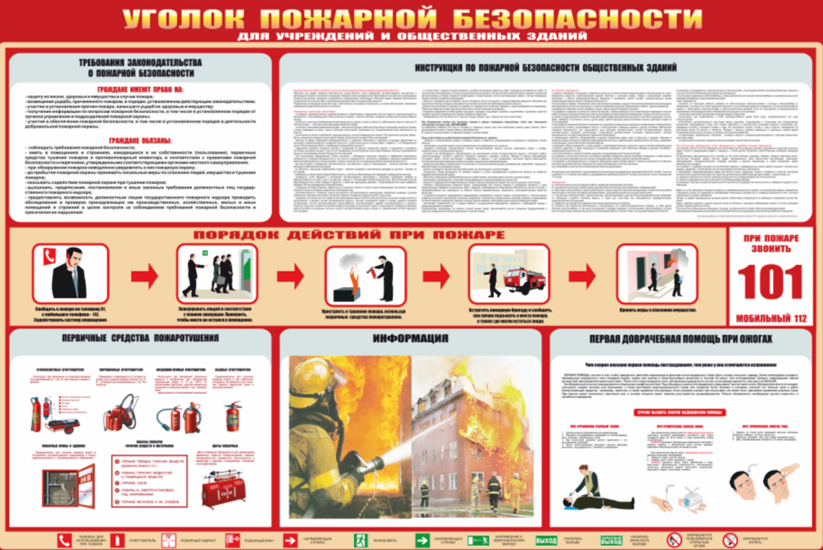 Изготовление стендов по охране труда, технике безопасности